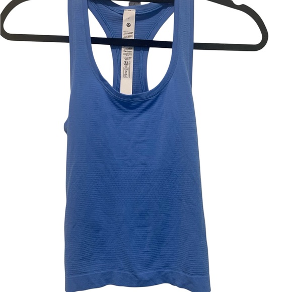 NWT Lululemon swiftly tech racerback POOL BLUE Size 2 - Picture 1 of 5